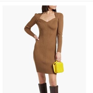 DvF Chloe dress in camel